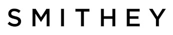 SMITHEY logotype: black uppercase letters on white background