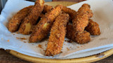 Puffball Mushroom Mozzarella Sticks