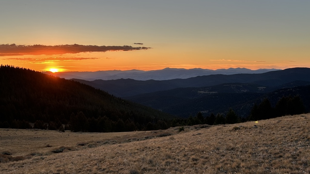 Sunset over Boulder