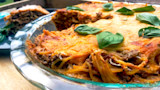 Venison Spaghetti Pie