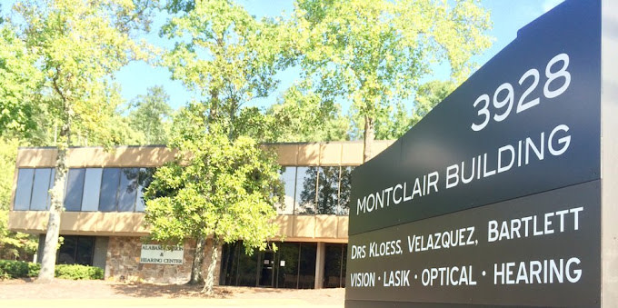 Alabama Vision Center Birmingham eye care center office exterior on Montclair