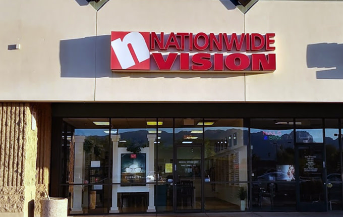 Nationwide Vision Tucson eye care center on Broadway Rd