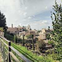 View of Roman Forum from Palatine Hill