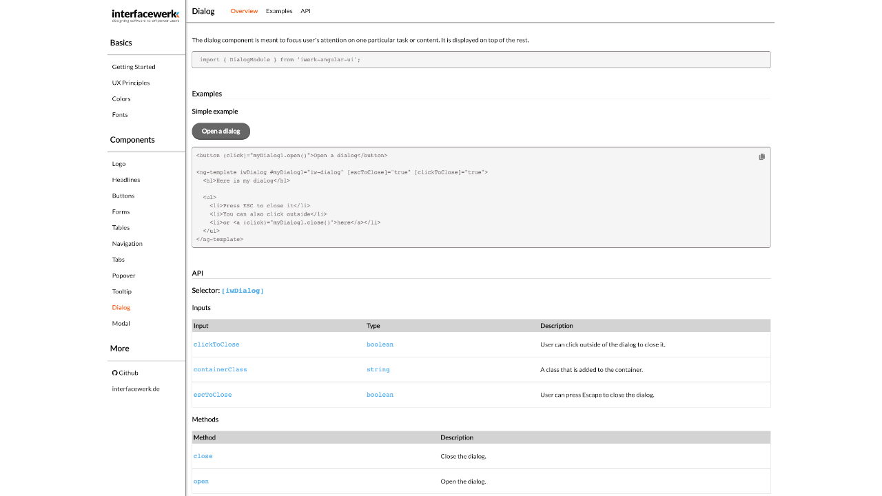 Das Beispiel eines Styleguides