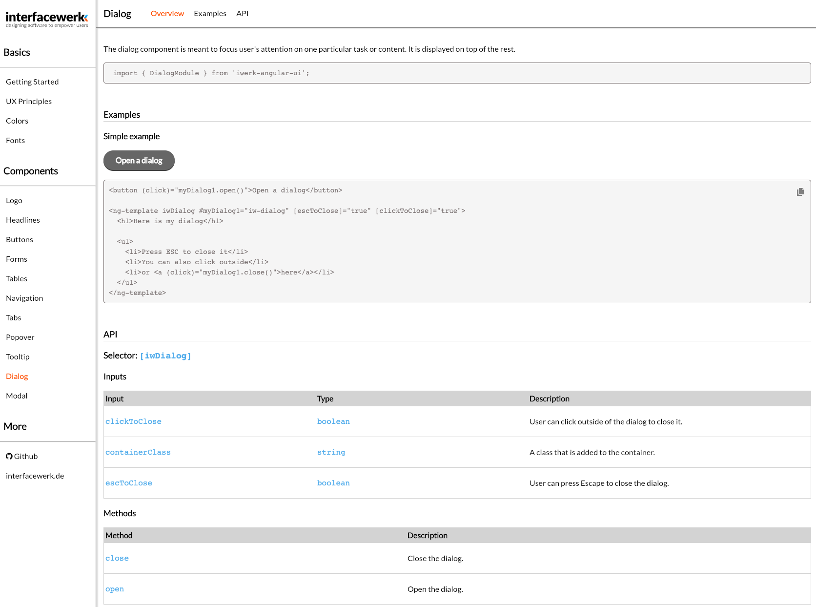 Das Beispiel eines Styleguides