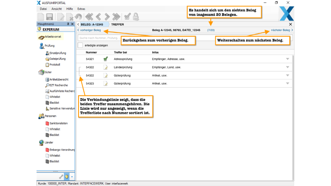 Experium Overview Good UX provides an overview for the user