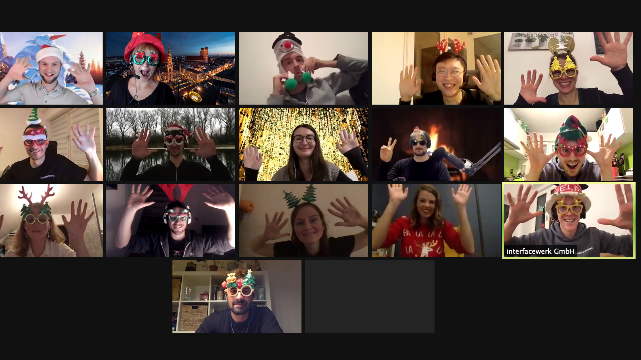 Weihnachtsfeier interfacewerk