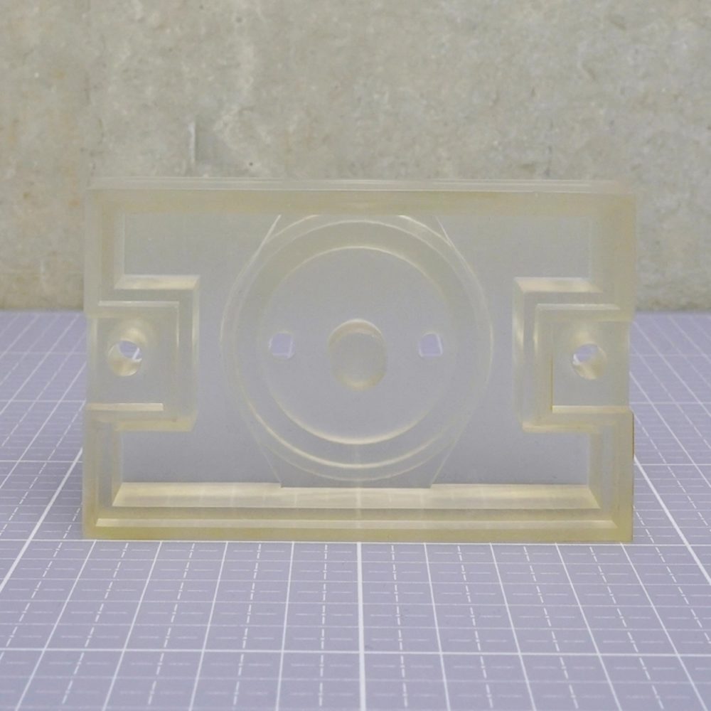 3D printed SLA part of one of our customer