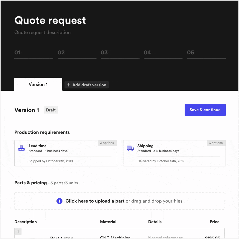 Quote Builder - Release Animations (Replace part) OUTLINE