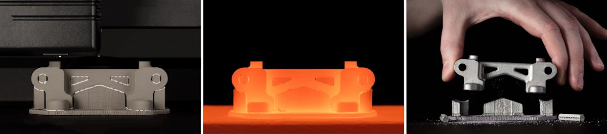 The three step of a Metal Extrusion process