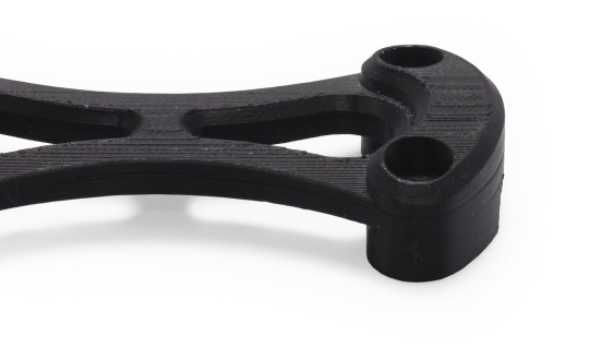 3D printed part in FDM process