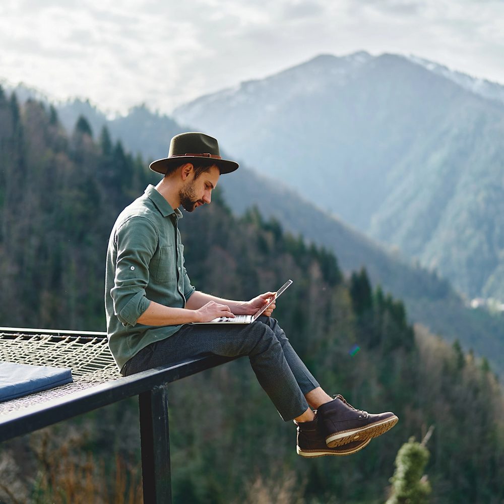Remote working image