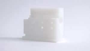 CNC'd nylon 6 part