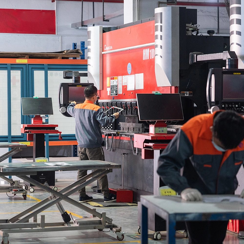 Sheet metal fabrication factory in China