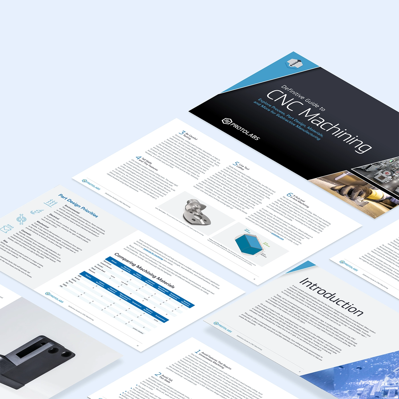 CNC machining guide mockup