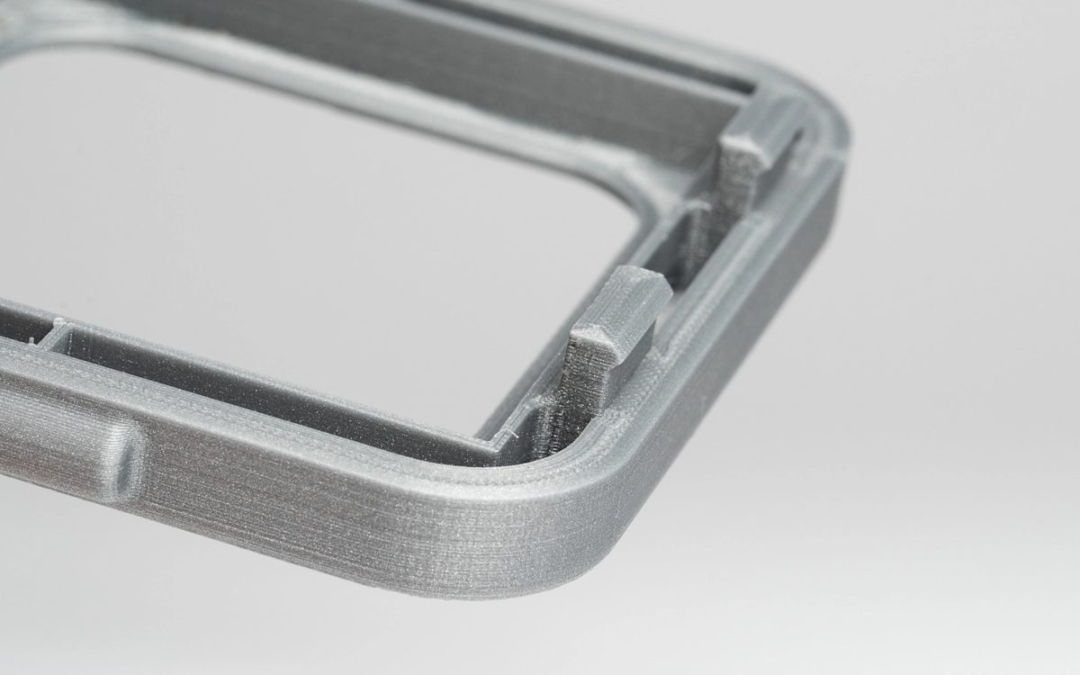 3D printed part with a cantilever snap-fit