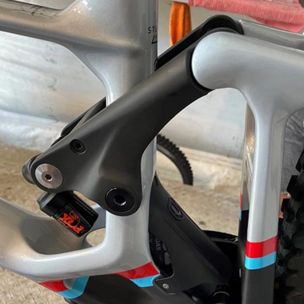 CNC machined bicycle part from Mondraker