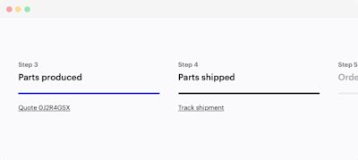Online order management and delivery tracking