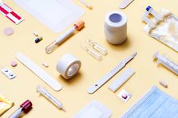 jeu d'outils médicaux.