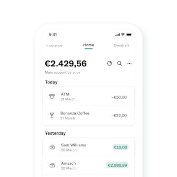 N26 You Timeline Feature in App.