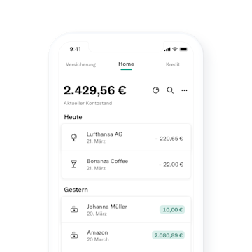 N26 You Chronik in der App.
