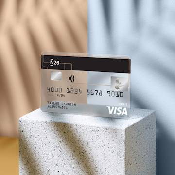 Get a free N26 debit card today.