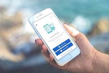La schermata di login dell'app IO per i servizi pubblici in Italia.