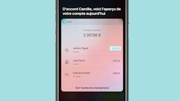 Show me the money avec Siri.