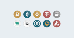 10 types of cryptocurrency.