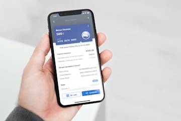 La sezione dell'app IO in cui gli utenti possono richiedere il bonus vacanze.
