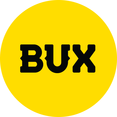 BUX logo.