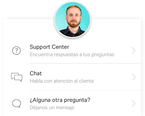N26 - Cuenta bancaria - Chat de atención al cliente en la app