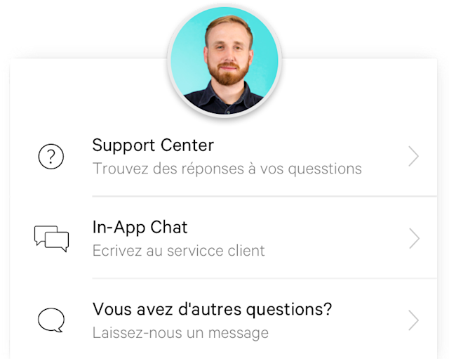 Canaux d'assistance - Service client N26