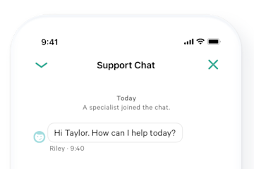 N26 Bank Account Customer Service Chat in App.