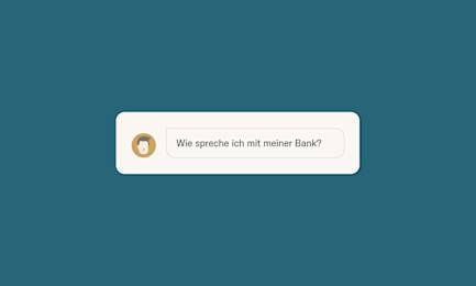 Eine Chat-Sprechblase.