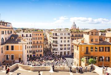 Piazza di Spagna a Roma.