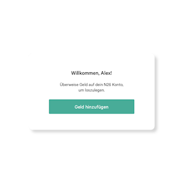 N26 Instant Top Up notification on a smart phone.