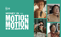 Jimmy O Yang and N26 money in motion campaign.
