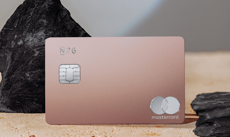 Carte N26 Metal Sable Corail