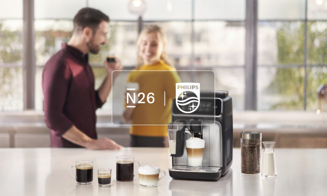 N26 and Philips home appliances partnership.