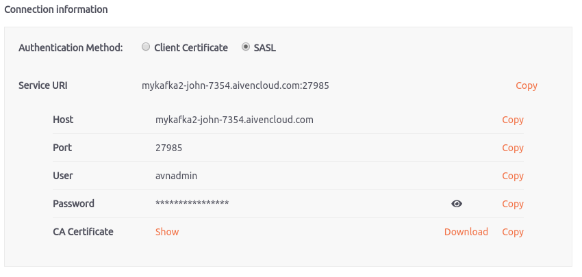 jpg showing SASL auth settings
