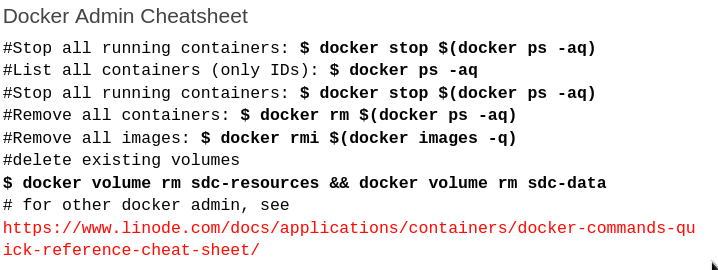 Easy review of common Docker commands