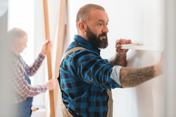 Male builder
