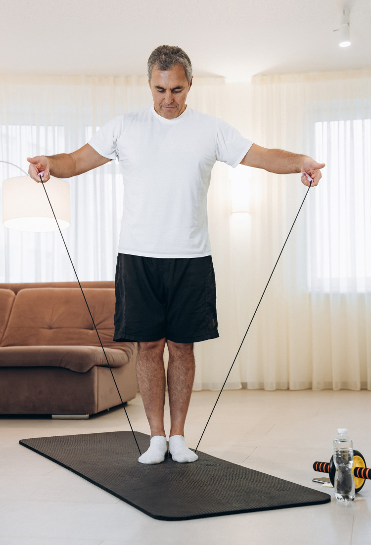 Resistance bands to help build muscle