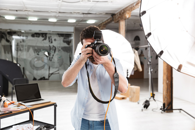 Man photographing