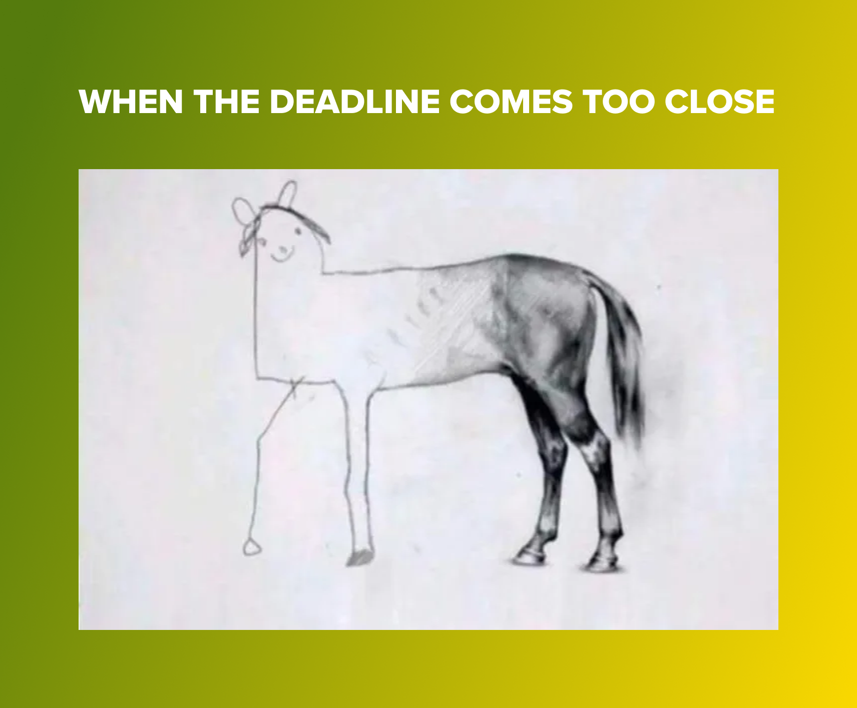 deadline comes close