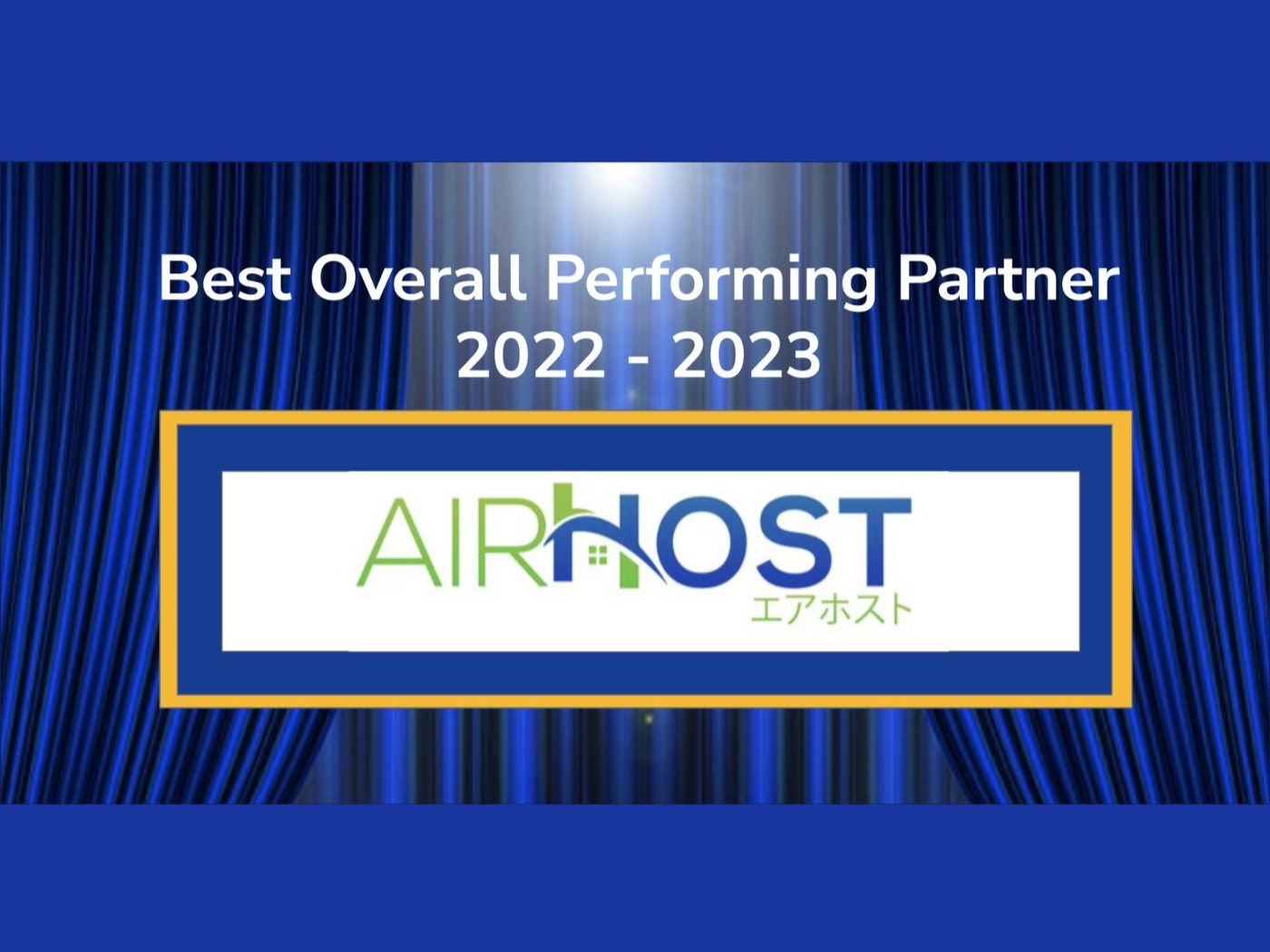 AirHost Honored With “Best Overall Performing Partner” Award by Booking.com