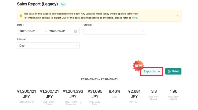 【Profit & Loss Report】Now supports CSV export 【Profit & Loss Report】Now supports CSV export
