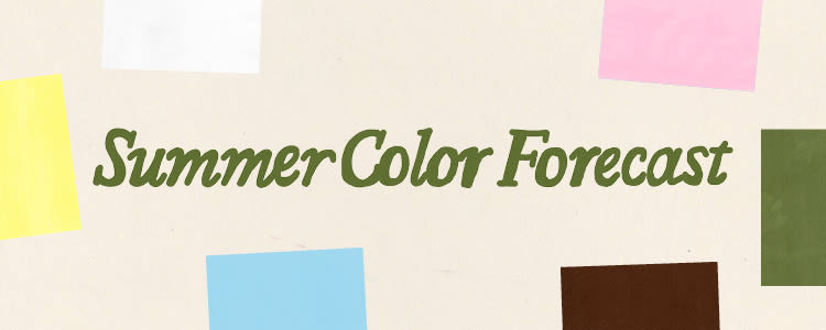 The Spring Color Forcast