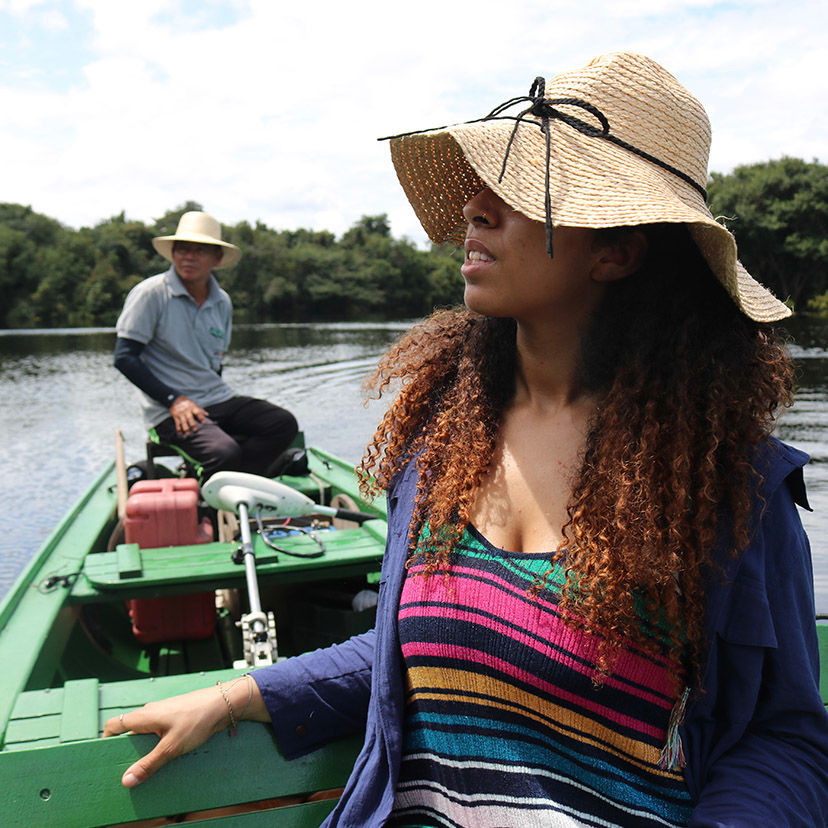 Georgina Lawton black girl takes world